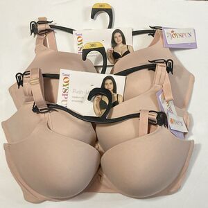 NWT Joyspun Women's Push Up Smoothing Medium Lift Underwire Bra 38D Bundle Set 3